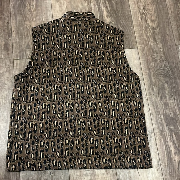 LEOPARD PRINT VEST - Picture 4 of 4